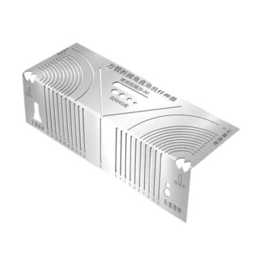 Imagem de Generic Ferramenta de marcação de ângulo e arco de precisão, linear, régua de marcação de metal, riscador para desenho de linha paralela para ferramenta de, M