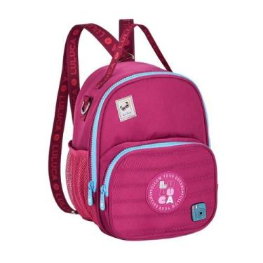 Imagem de Lancheira Térmica Luluca Transversal Costas Juvenil - Rosa