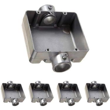 Imagem de 5 Condulete Duplo S/rosca Medida 3/4 Alumínio Tipo C Sieg