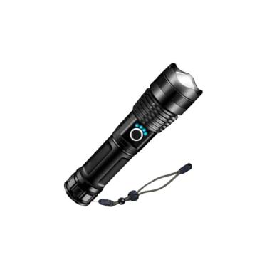 Imagem de Lanterna Tática T9 Militar Super Potente Led Recarregável USB com Zoom Longo Alcance para Trilhas Sitio Fazenda Vigilante INNOVI CRAFT