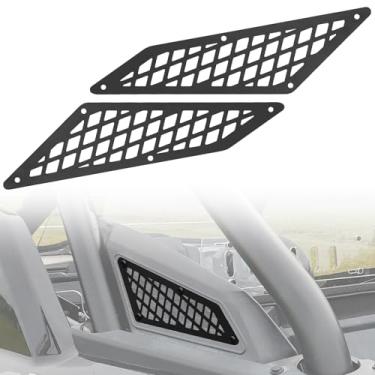 Imagem de JERBOR Capa de ventilação de entrada de ar de alumínio adequada para Polaris RZR PRO XP/4 RZR Turbo R/4 RZR Pro R/4 2020-2025, capa de proteção de entrada RZR esquerda e direita