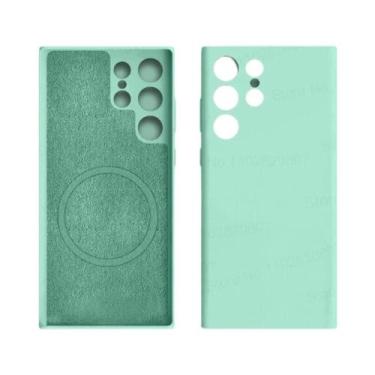 Imagem de Capa De Silicone Magsafe Para Samsung Galaxy S22 S23 S24 S25 Ultra S21