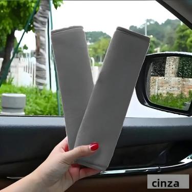 Imagem de Protetores De Ombro Para Cinto De Segurança De Carro Em Pelúcia Macia 