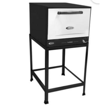 Imagem de Forno Semi Industrial Clarice Top Maxx 107 Litros, Branco e Preto