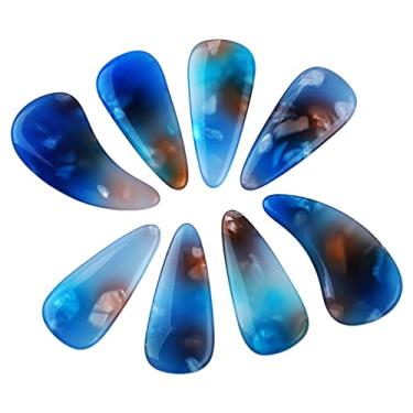 Imagem de Phefop Capas de Unhas de Silicone Guzheng, Fortes e Leves Picaretas de Dedos, Fáceis de Usar e Reutilizáveis, Defesa para Dedos, Unhas Claras, para Usar Confortável Sem Danificar (Cor das marés)