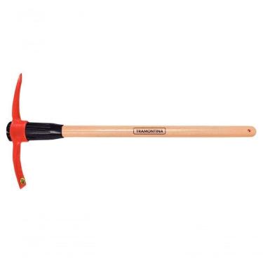 Imagem de Picareta Estreita 4.0 Tramontina Em Aço Com Cabo De Madeira 90cm