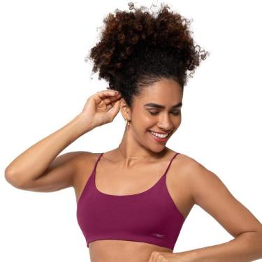 Imagem de Top Fitness Básico com Bojo Removível e Alças Finas Marsala Zee Rucci,