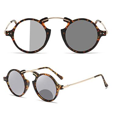 Imagem de helena Óculos de leitura fotocromáticos, mulheres, homens, óculos de transição presbiopicos, óculos de sol bifocais, Leopardo, M