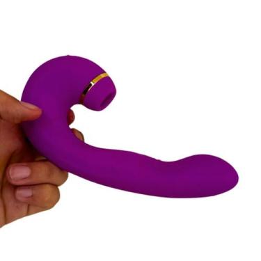 Imagem de Vibrador Sugador Clitóris Pulsador Ponto G Estimulador Feminino Massag