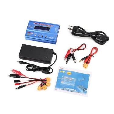 Imagem de Carregador de bateria Lipo Balance IMAX B6 15V 6A com adaptador AC/DC 