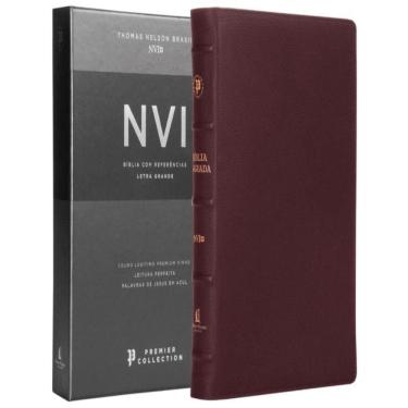 Imagem de Biblia Sagrada Nvi Premier Collection, Capa Vinho