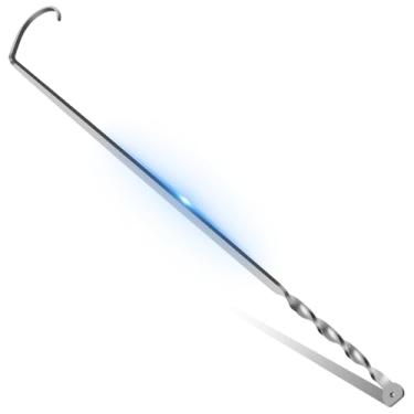 Imagem de Flipper de comida para churrasco, torneador de aço inoxidável, gancho de carne resistente ao calor, flipper de comida de rabicho, virador de gancho para churrasco, ganchos portáteis para cozinhar