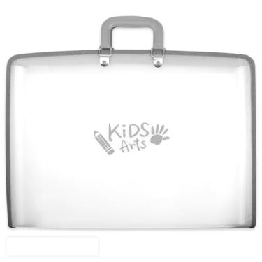 Imagem de Organizador de arquivos sanfonado, pasta de arquivos expansível, grande capacidade, tamanho carta A4, organizador de papel portátil para documentos, material de escritório escolar para sala de aula