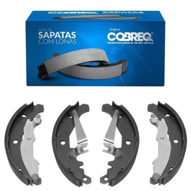 Imagem de Sapata Lona Freio Fiat Mobi Palio Uno Traseira Cobreq