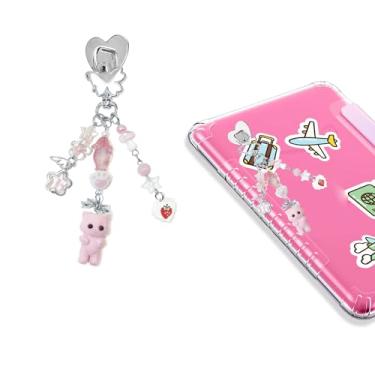 Imagem de JINGSEN Correntes charmosas para Kindle, lindas pulseiras de telefone E-Reader, acessórios para presente para leitores, amantes de livros, amuletos compatíveis com Kindle, leitor eletrônico, telefone