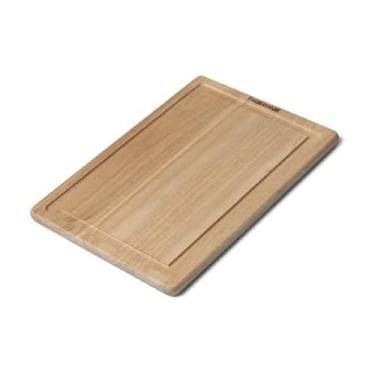 Imagem de Farberware Tábua de corte de madeira com trincheira ranhurada, 30 cm por 45 cm