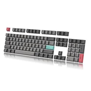 Imagem de HK GAMING Teclas personalizadas | Conjunto de teclas PBT de sublimação de tinta para teclado mecânico | 139 teclas | Perfil Cherry | Layout ANSI US | Compatível com Cherry MX, Gateron, Kailh, Outemu |