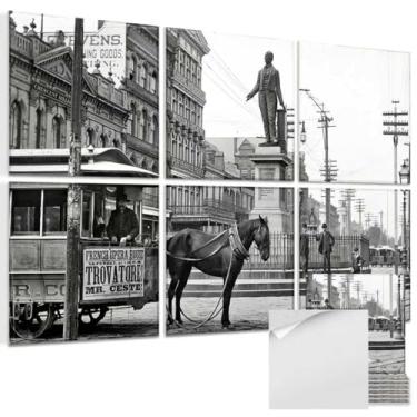 Imagem de EVENRISING Painéis de parede acústicos pacote com 6, painéis à prova de som de arte decorativa de 61 cm x 61 cm, painel autoadesivo de absorção de som, tratamento acústico para estúdio, home theater