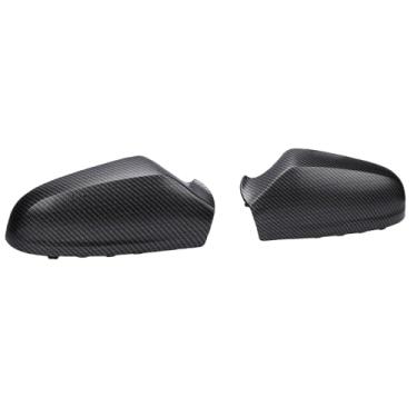Imagem de KIMISS Tampa do Espelho Asa Porta Textura de Fibra de Carbono Substituição do Lado Direito Astra H MK5 2004-2009 Para Proteção Exterior do Carro