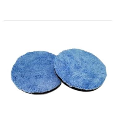 Imagem de BYYINGSUS Almofada de polimento de microfibra de 3/4/5/6/7 polegadas para polimento de carroçarias, rodas de polimento de microfibra para polidor de carro