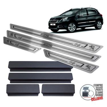 Imagem de Soleira Peugeot 2008 Griffe 2019 2020 Preto Baixo Relevo
