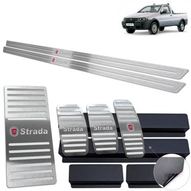 Imagem de Descanso Soleira Pedaleira Fiat Strada 2000 A 2008 Prata