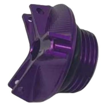 Imagem de Tampa de enchimento de óleo de motor de motocicleta CNC liga de alumínio acessórios de proteção compatíveis com Y&AMAHA XJ6 XJ6N DIVERSION (roxo)
