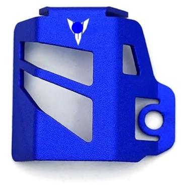 Imagem de BYYINGSUS Compatível com MT 07 09 10 MT07 MT09 MT10 SP 2023 2022 Acessórios Motocicleta Tampa do Reservatório de Fluido de Freio Traseiro Proteção do Tanque de Óleo (Azul-MT)