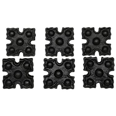 Imagem de SaKeGa Conjunto de 6 peças de ferro fundido sólido vitoriano, colonial, retrô, steampunck, gótico, barroco medieval