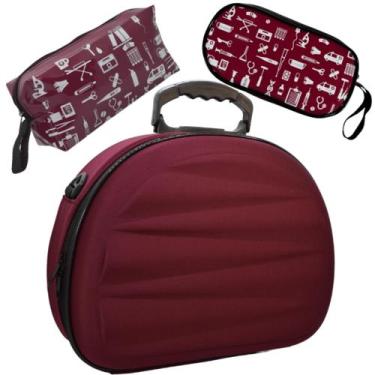 Imagem de Kit Maleta Médica Bolsinha Case Aparelho Pressão Estetoscópio Enfermag