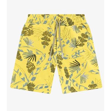 Imagem de Bermuda Infantil Masculina Trick Nick Amarelo, 4, Amarelo