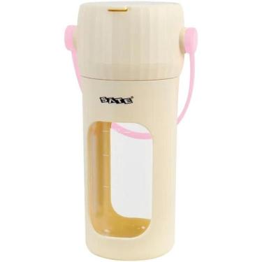 Imagem de Liquidificador Portatil Sate A-P276 Recarregavel USB-C 380ML Bege/Pink