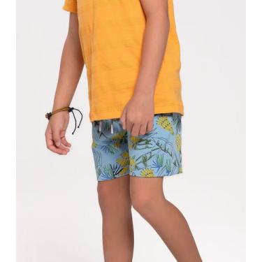 Imagem de Bermuda Infantil Menino Trick Nick Azul, 4, Azul