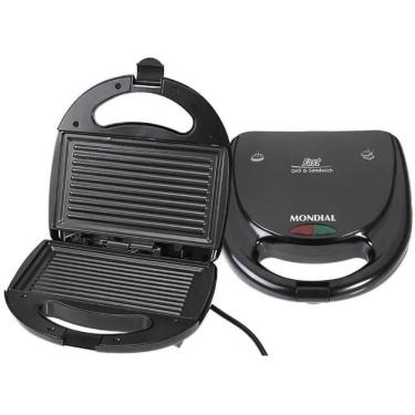 Imagem de Grill e sanduicheira fast mondial 127v
