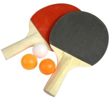 Imagem de Kit Ping Pong Tênis de Mesa Raquetes e Bolinhas - DropJT