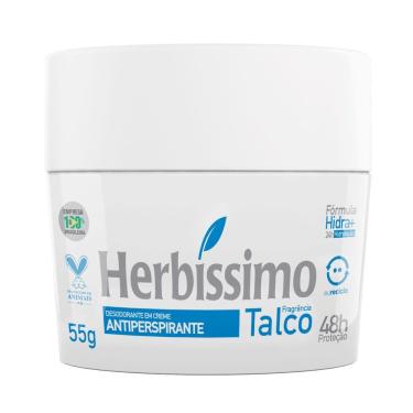 Imagem de Desodorante em Creme Herbíssimo Talco Antiperspirante 48h 55g