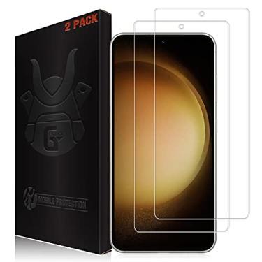 Imagem de G-Armor 2 Pack Screen Protector for Samsung Galaxy S23 (6.1-inch Version) - Tempered Glass Screen Saver, Phone Case Friendly, Lifetime Replacement, Protective Screen Cover for Samsung Smartphones