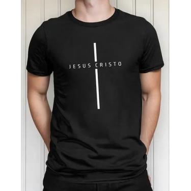 Imagem de Camiseta Camisa Adulto Feminina Masculina Algodão Gospel Evangélica Ca
