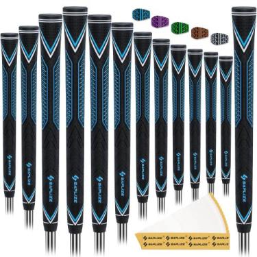 Imagem de Borracha de alto desempenho Golf Grips SAPLIZE, pacote com 13 unidades