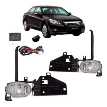 Imagem de Kit Farol Milha Neblina Carro Accord 2008 2009 2010 2011 - RF