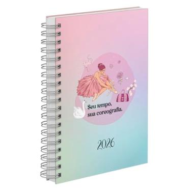 Imagem de Agenda Diária 2026 Capa Dura Voalá Romantic Coreografia