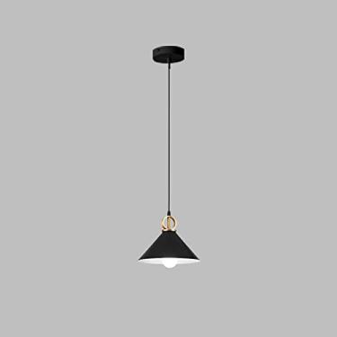 Imagem de YQSLQZZ Luminária pendente para sala de jantar, lustre de cabeceira de quarto de cabeça única de designer, bar cozinha ilha iluminação decorativa luzes de teto suspensas, luzes E27*1