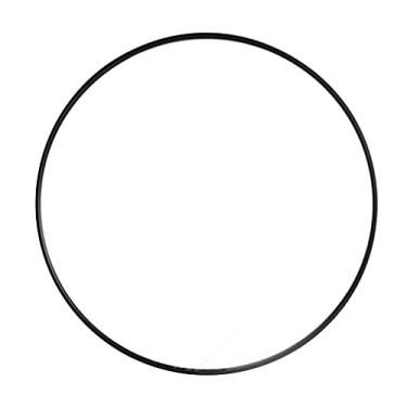 Imagem de Espelhos de banheiro espelho redondo montado na parede espelho de vaidade HD moldura de metal espelho de banheiro círculo espelhos de decoração de casa espelho de parede (tamanho: 50 cm cor: branco)