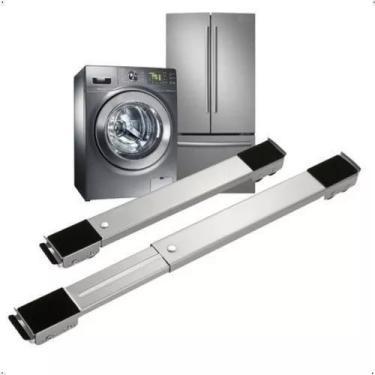 Imagem de Base Com Rodinhas Para Geladeira, Fogão, Maquina, Frigobar - Shopbr