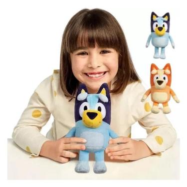 Imagem de Brinquedo de pelúcia Bluey & Bingo Disney Junior 30 cm, conjunto de 2