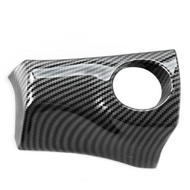 Imagem de YINGTUU para Honda Civic Accessories 10ª geração 2016 2017 2018 2019 2020 2021 capa de botão de parada de motor de carro acabamento em fibra de carbono