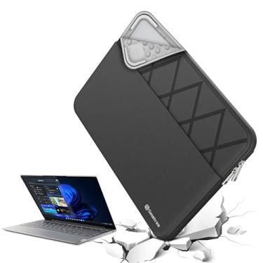 Imagem de Smatree Capa para laptop para Lenovo Yoga Slim 7 Pro Gen 6 de 16 polegadas, capa protetora para laptop com bolso para acessórios, zíper YKK, design patenteado de supercanto (E637)