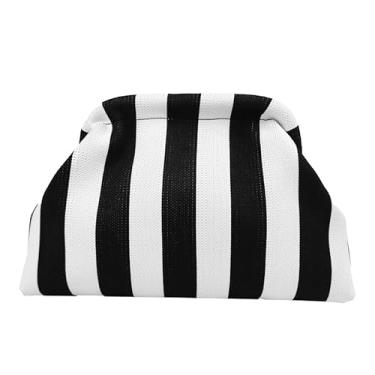 Imagem de Sacola elegante de palha – Design elegante e minimalista para viagens, casa e deslocamento diário, Branco