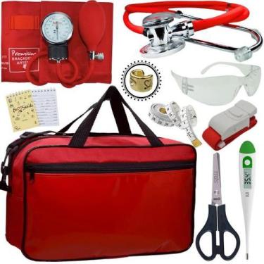 Imagem de Kit Bolsa Aparelho de Pressão Esfigmomanômetro Premium - Love Saúde, V