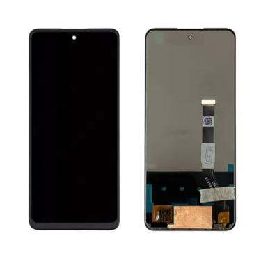Imagem de AMOLED para Motorola One 5G Ace XT2113-1/XT2113-2/XT2113-5 Display LCD Touch Screen Digitalizador Assembléia com moldura, substituição completa do painel de vidro frontal de 6,7 polegadas (sem moldura